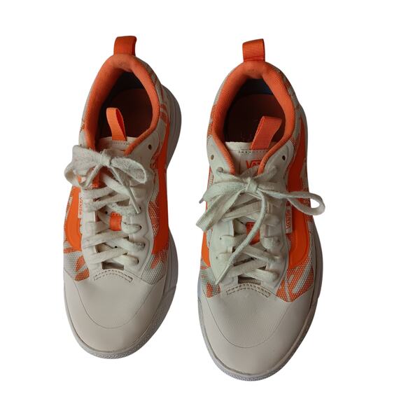 Vans Ultra Range Orange Sneakers Size 4 Men's and 5,5 Women Lace Up - Picture 2 of 8